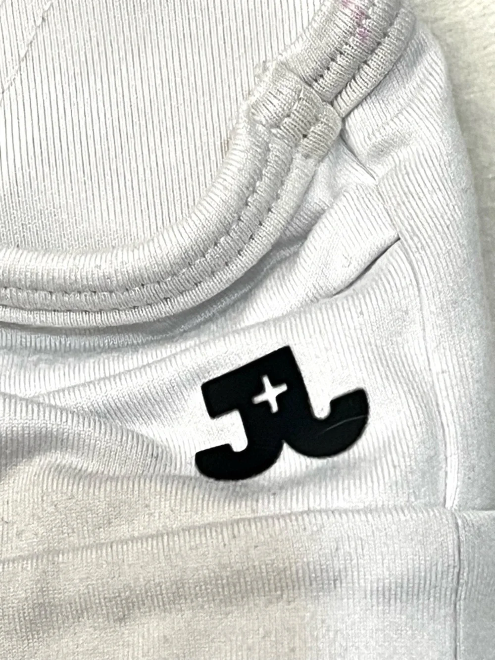 Jo+Jax Youth White High-Neck Premium Dance + Activewear Performance Sports Bra